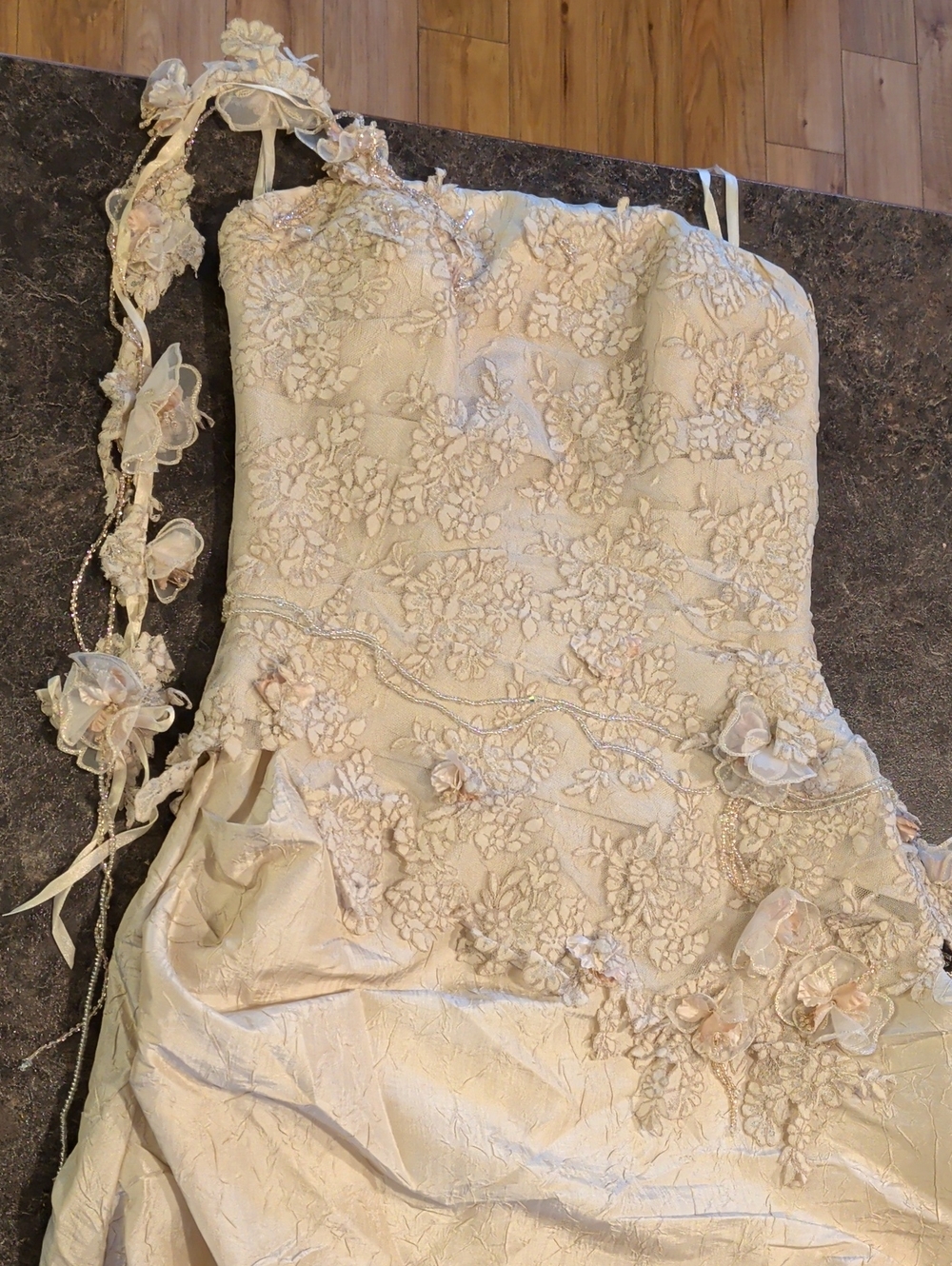 Champaign Mermaid Wedding Dress